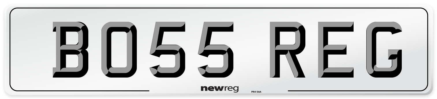 BO55 REG Number Plate from New Reg